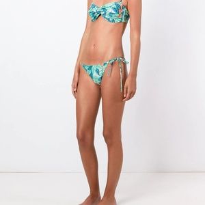 Mara Hoffman leaf green string bikini S NWT